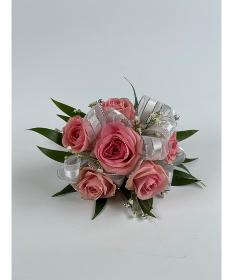 Pink Rose Corsage