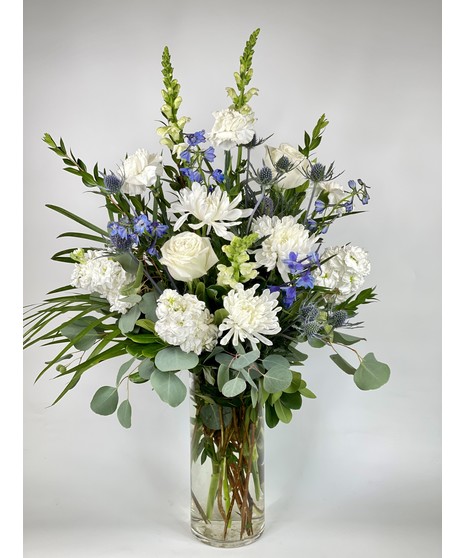 Seaglass Vase Arrangement