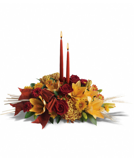 fall flower centerpiece