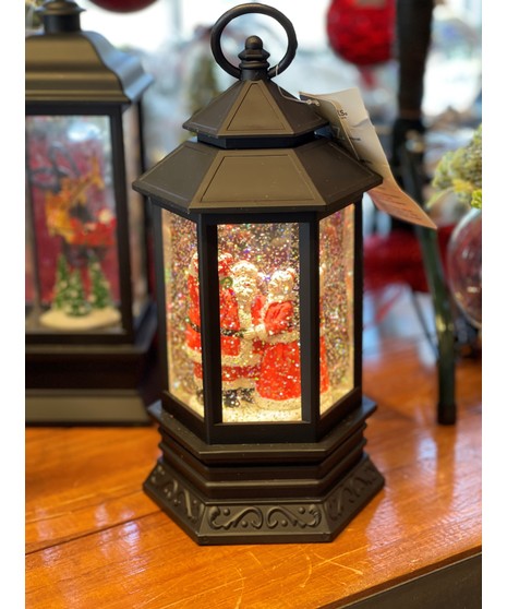 Mr. & Mrs. Clause Glitter Globe