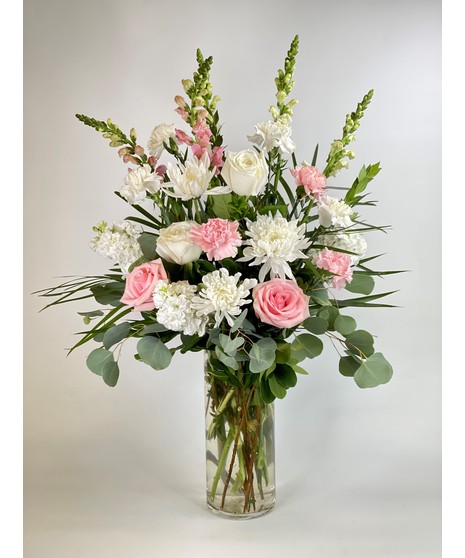 Rosé Vase Arrangement
