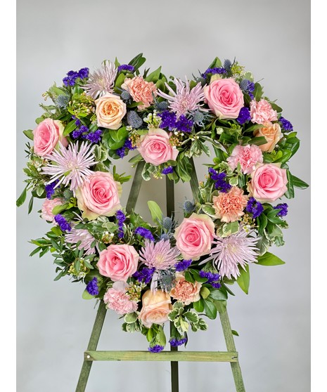 Pastel Garden Heart