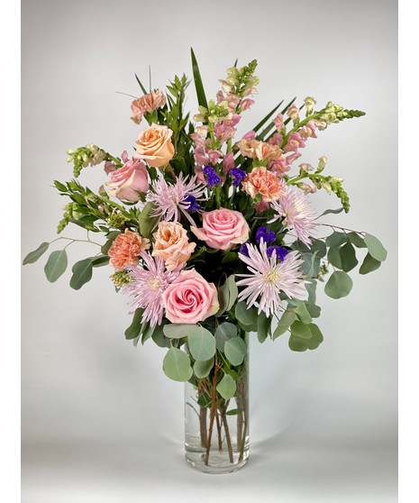 Pastel Garden Vase Arrangement