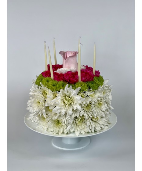 Wonderful Wishes Birthday Cake