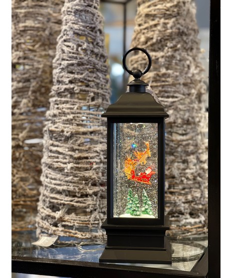 Flying Santa Sleigh Lantern